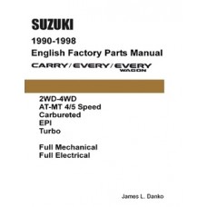 Suzuki Carry & Every 1990-1998 English Factory Parts Catalogue