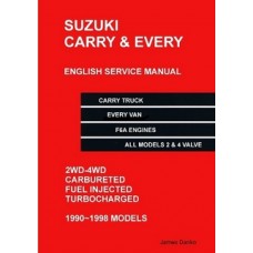 Suzuki Carry Truck & Every Van English Mechanical Service Manual