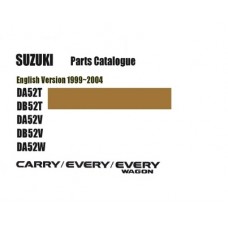 Suzuki Carry & Every English Parts Manual 1999~2004