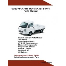 Suzuki Carry Truck DA16T Series Parts Manual