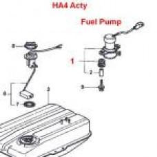 Honda Acty HA4 Fuel Pump:  Tank Mount