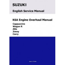 Suzuki  K6A Engine OverHaul Manual